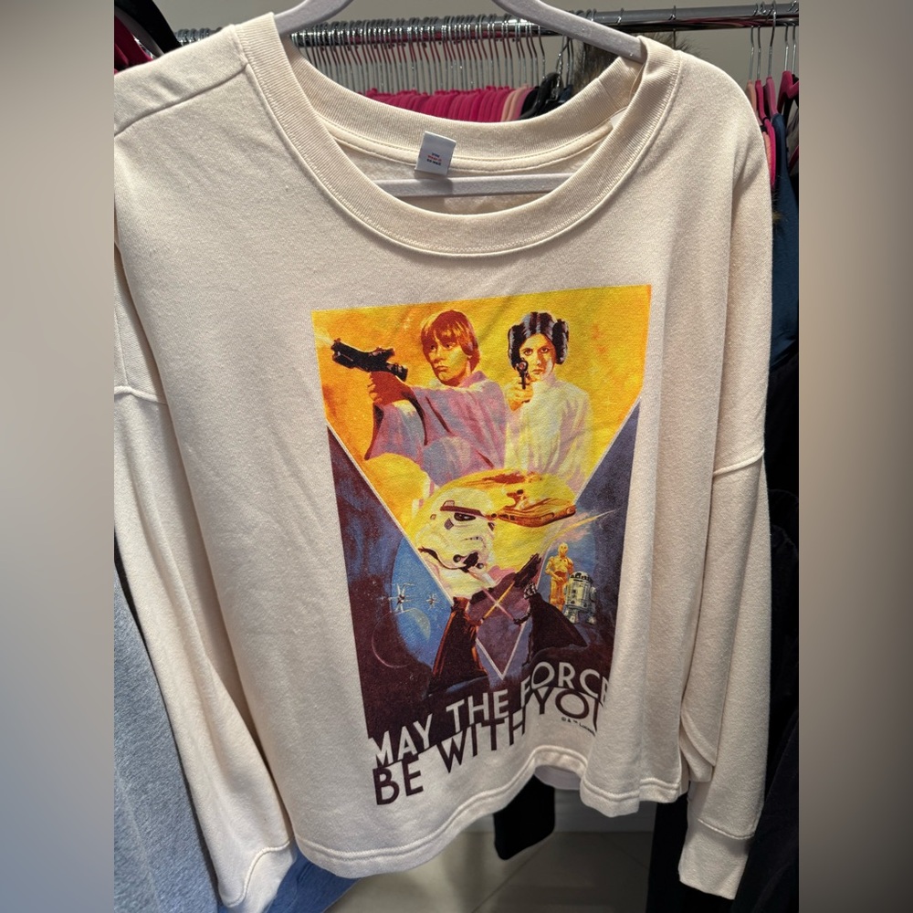Old Navy Star Wars Graphic Cropped Sweater